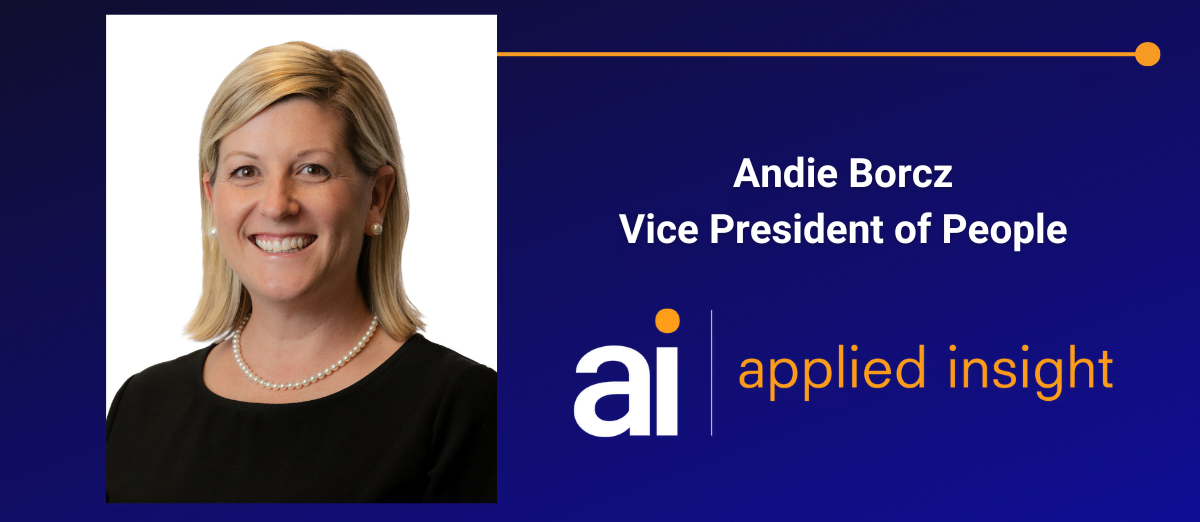 Applied Insight appoints Andie Borcz as Vice President of People